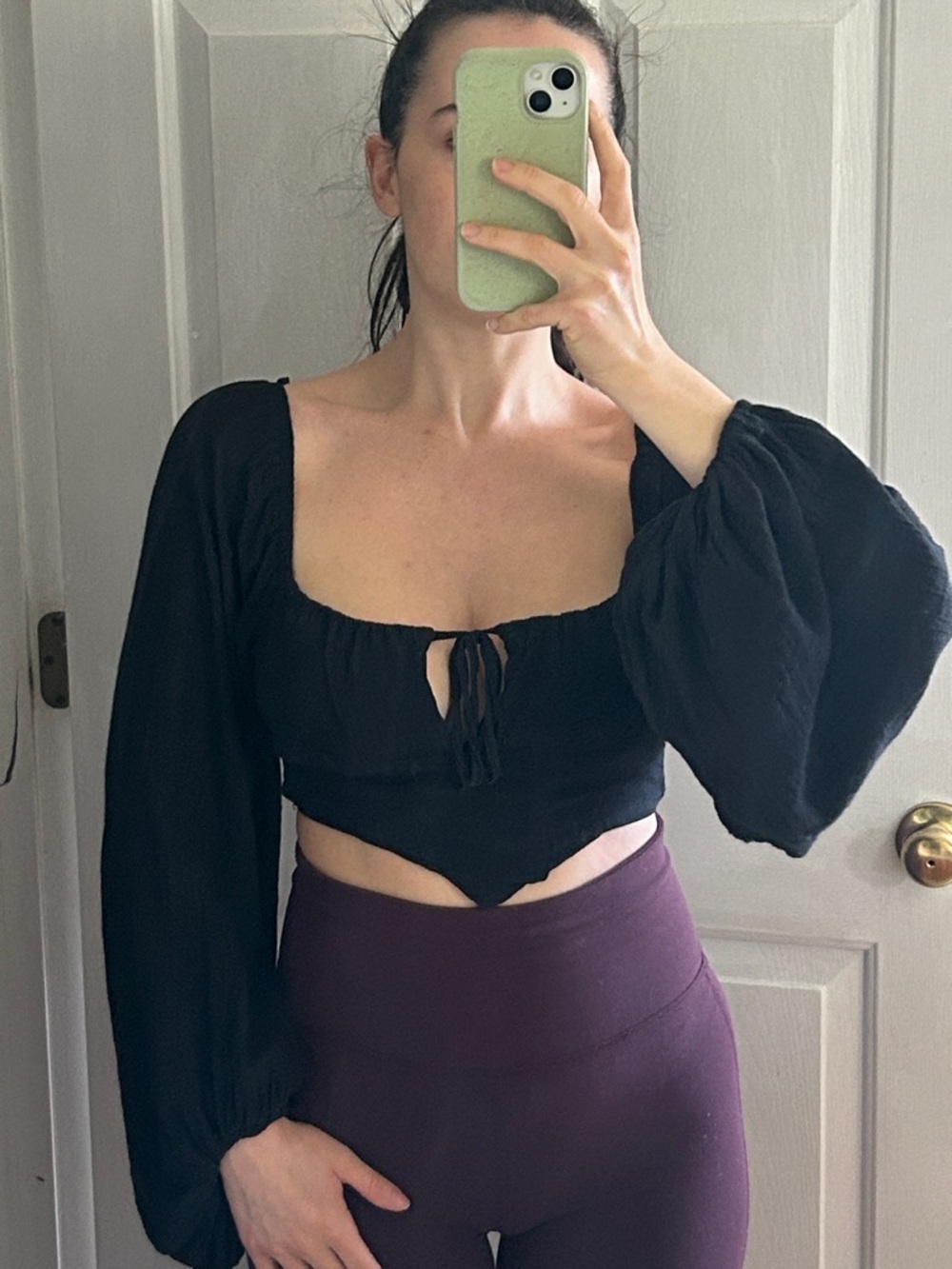 Black Corset Women's Top